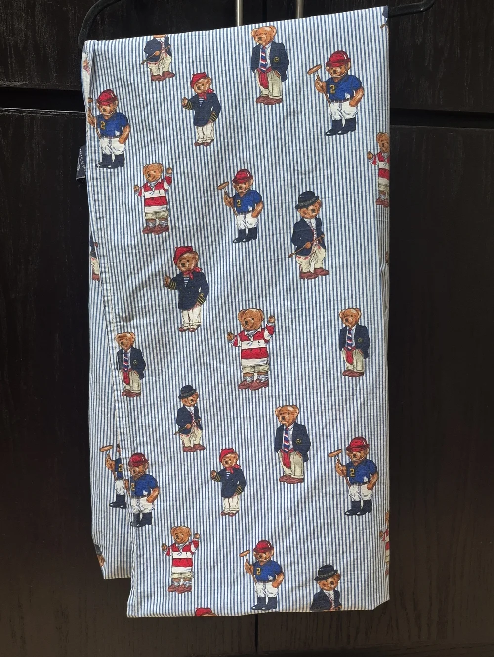 Ralph Lauren Polo Bear Twin Bed Sheet
